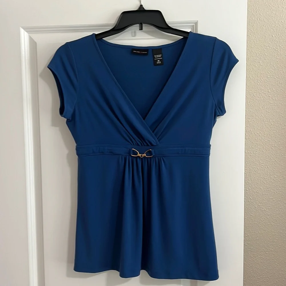 New York & Company Blue blouse - Picture 1 of 3